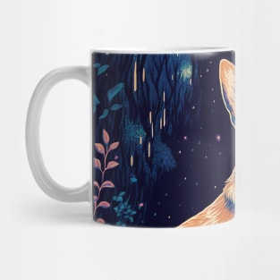 Corgi in enchanted forest Mug